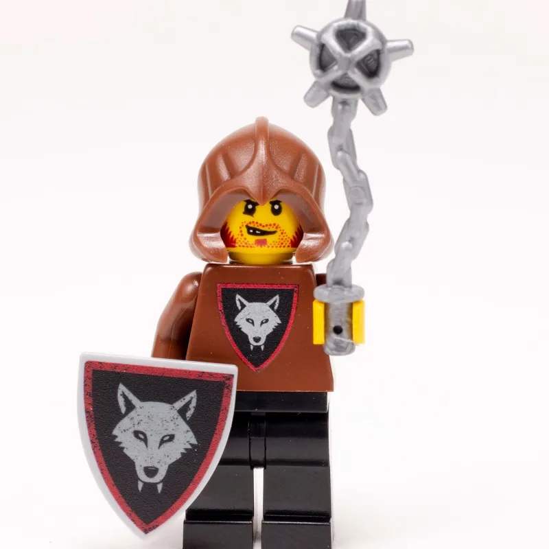 B3 Customs | Custom Parts>The Brick Show Shop Wolfpack Bandit (Flail) - Custom Castle Minifigure