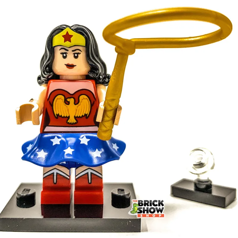Dc Comics | Collectible Minifigures>The Brick Show Shop Wonder Woman (Classic 1941) - LEGO DC Comics Collectible Minifigure (S