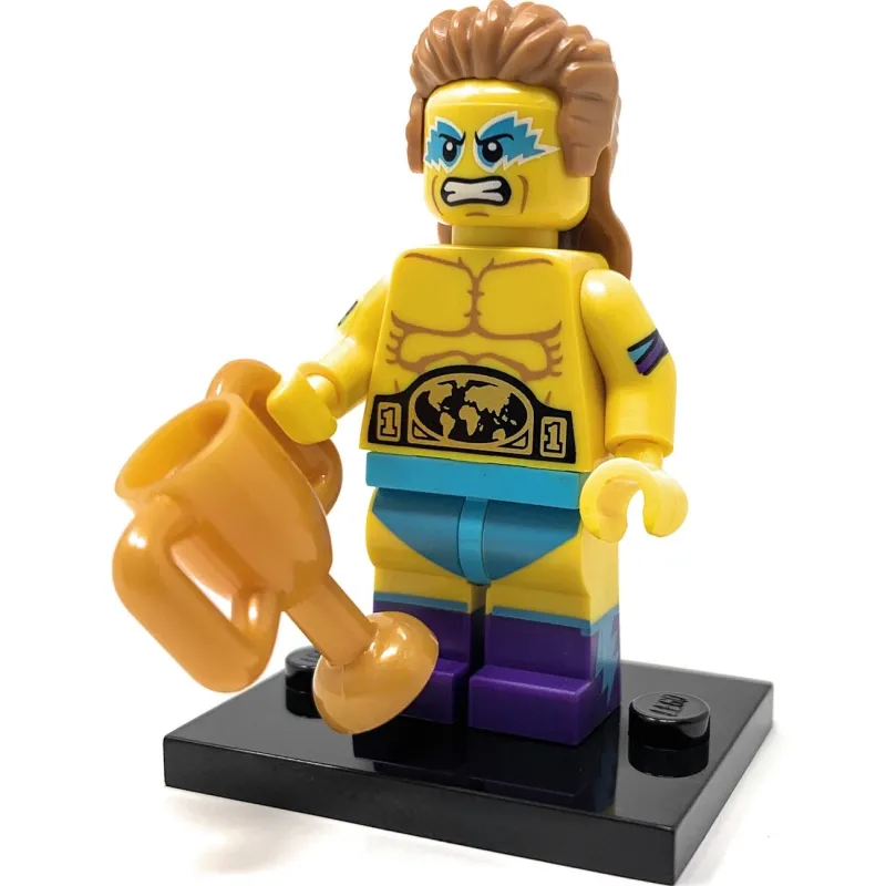 Collectible Minifigures>The Brick Show Shop Wrestling Champion - LEGO Series 15 Collectible Minifigure (2016)