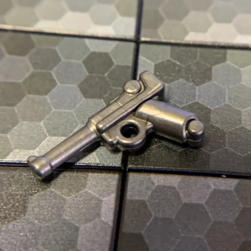 Brickarms>The Brick Show Shop WW2 German P08 Luger - BrickArms for LEGO Minifigures