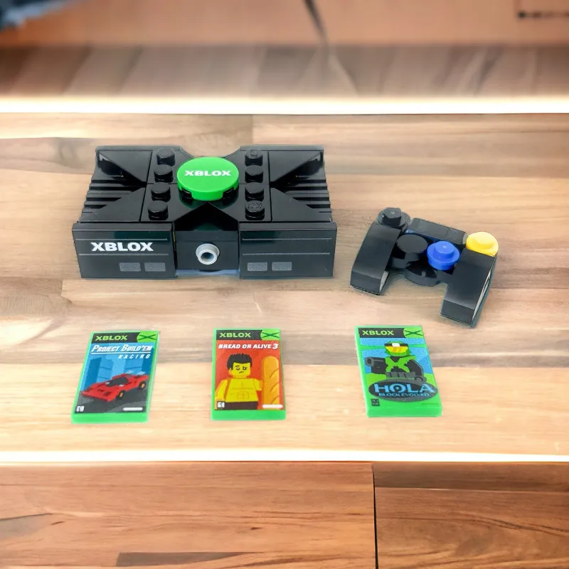 B3 Customs | Lego Classic Sets>The Brick Show Shop XBLOX 2001 - Custom Classic Video Game Console Set made with LEGO part