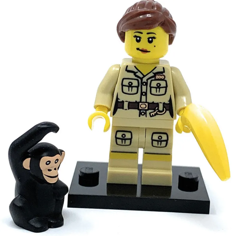 Collectible Minifigures>The Brick Show Shop Zookeeper (Female) - LEGO Series 5 Collectible Minifigure